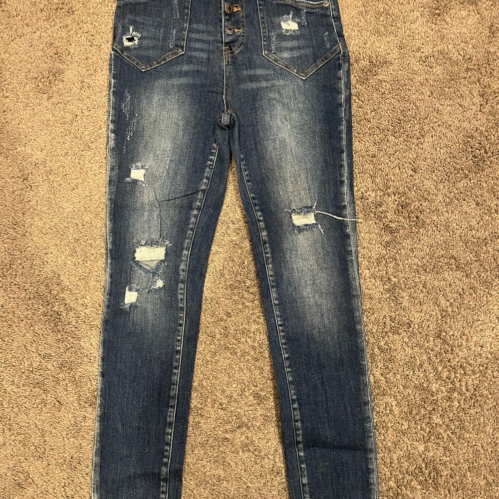 Stylish Judy Blue Distressed Women Jeans